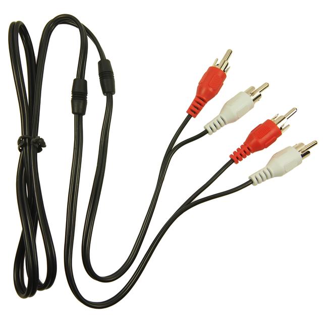 DUALPHONO LEAD RED WHITE 1.25M