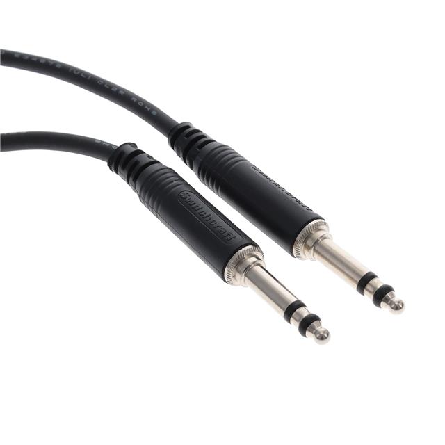 PATCHCORD 1/4" BLACK 8FT