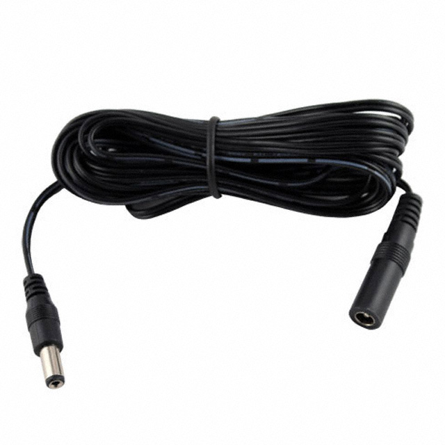 CBL ASSY 2.1MM JACK-PLG FLAT 14'