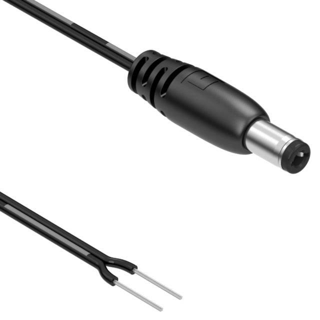 CBL ASSY 2.1MM PLG-CBL FLAT 6'
