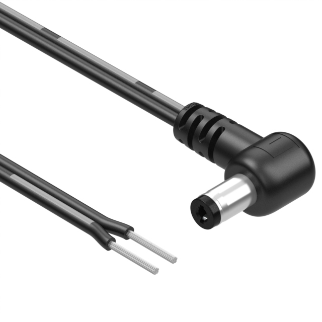 CBL ASSY 2.1MM PLG-CBL FLAT 6'