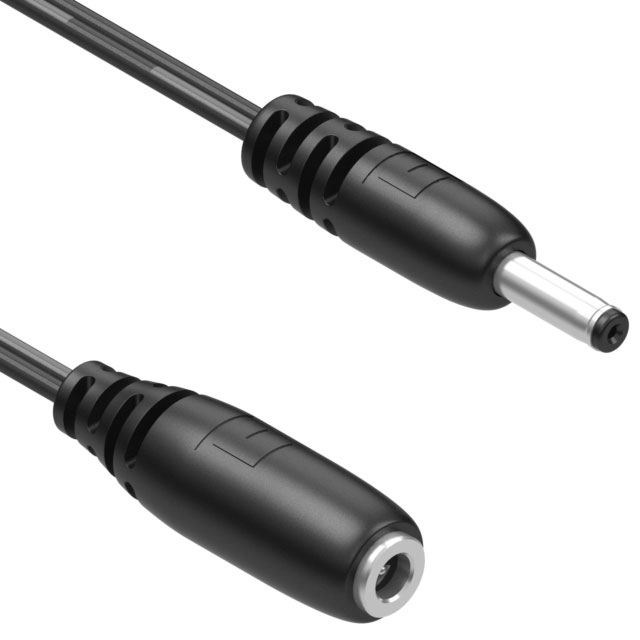 CBL ASSY 0.9MM JACK-PLG FLAT 6'
