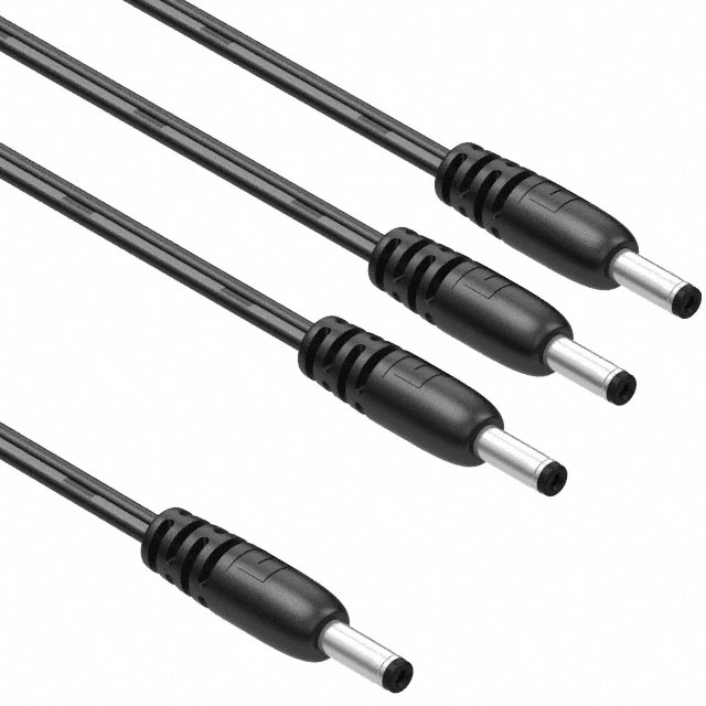 CBL ASSY 1.35MM PLG-PLG FLAT 3'