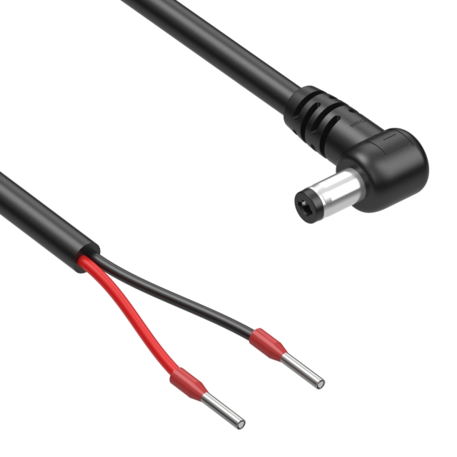 CBL ASSY 2.1MM PLUG-FERRULES 6'