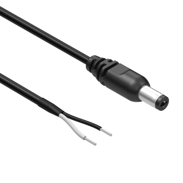 CBL ASSY 2.1MM PLUG-CBL RND 6'