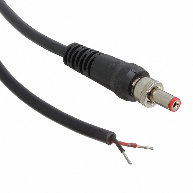 CBL ASSY 2.1MM PLUG-CBL RND 6.6'