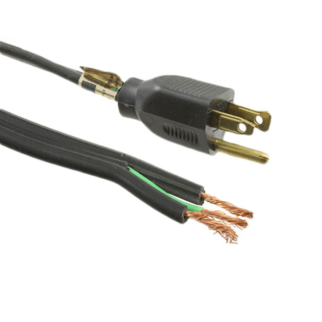 CORD 16AWG NEMA 5-15P TO CBL 6'