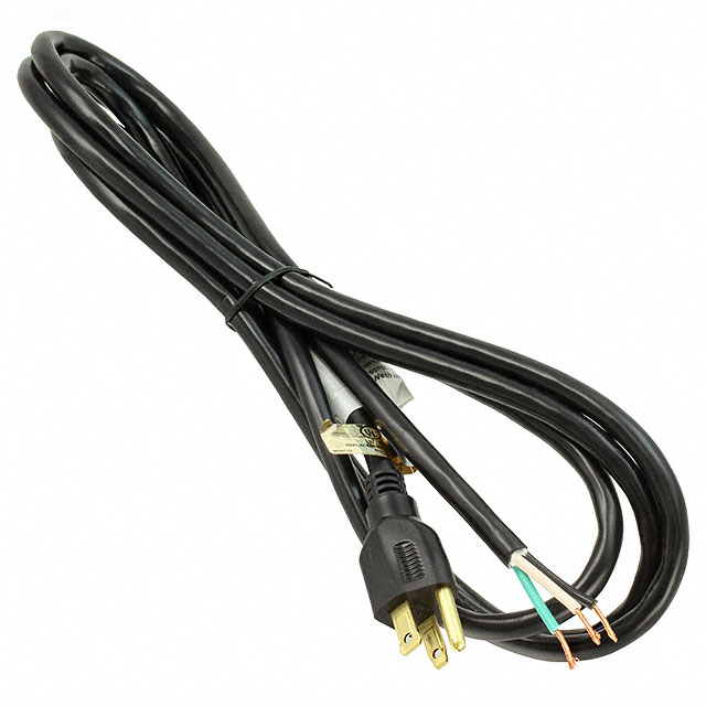 CORD 16AWG NEMA 5-15P TO CBL 3'