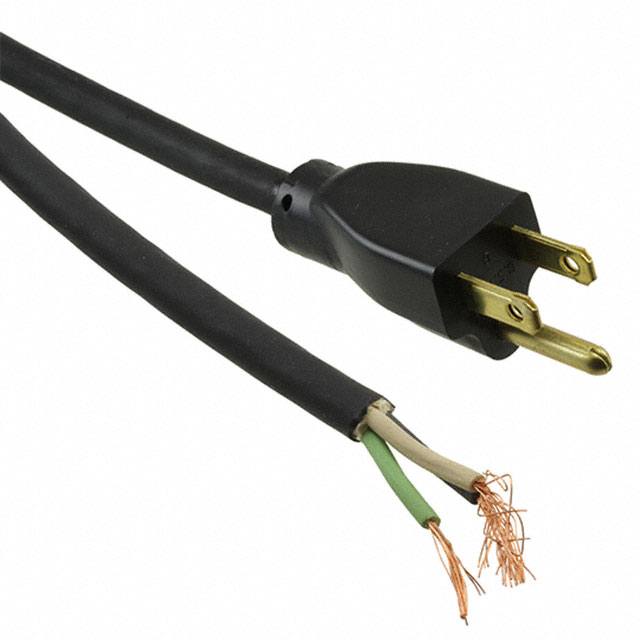 CORD 18AWG NEMA 5-15P TO CBL 8'