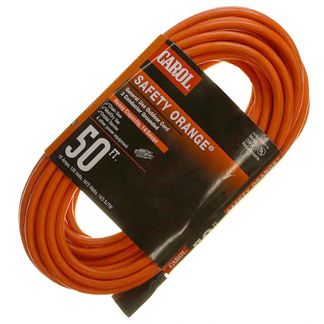 CORD 14AWG NEMA5-15P - 5-15R 50'