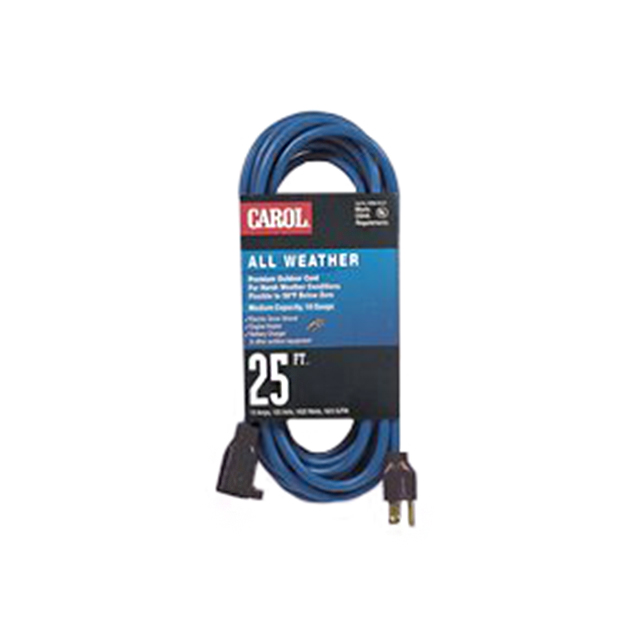 CORD 14AWG NEMA5-15P - 5-15R 25'