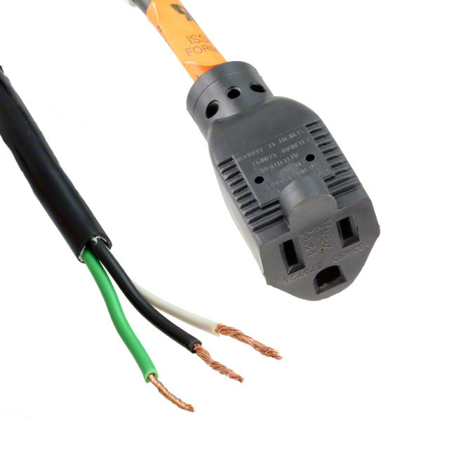 CORD 16AWG NEMA 5-15R TO CBL 3'