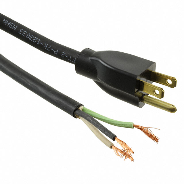 CORD 16AWG NEMA 5-15P TO CBL 6'