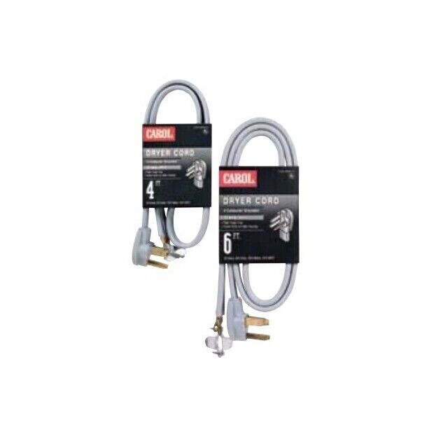 CORD 10AWG NEMA 10-30P TO CBL 4'