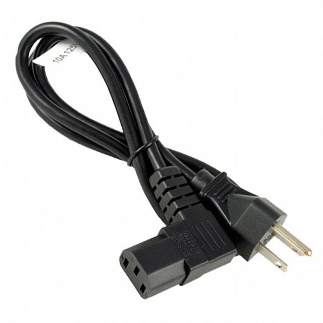 CORD 18AWG 5-15P TO C13 3.28'