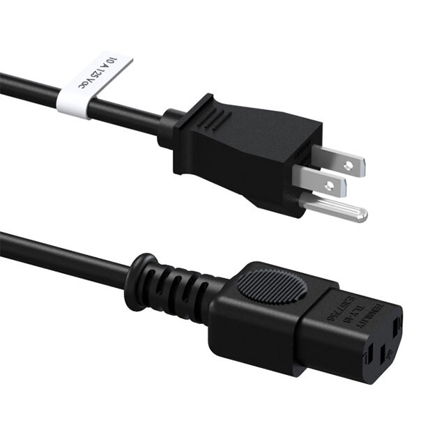 CORD 18AWG 5-15P - 320-C13 9.84'