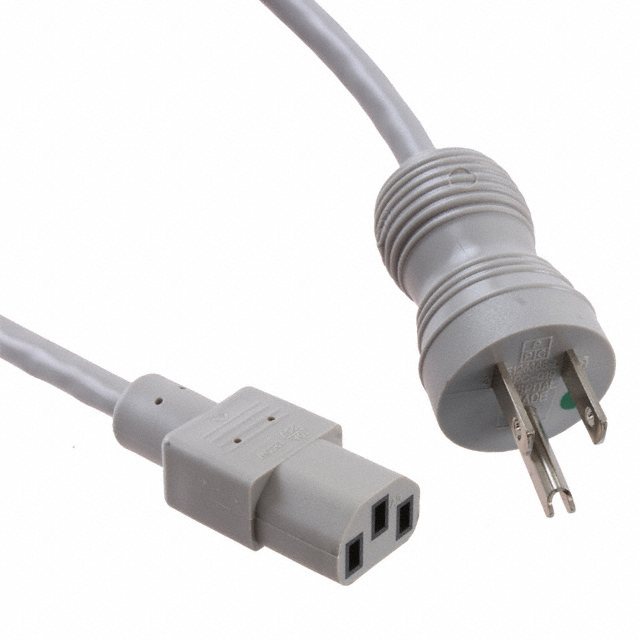 CORD 18AWG NEMA5-15P-IEC320 8'