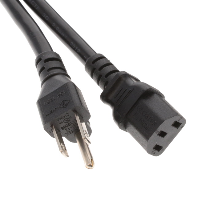 CORD 14AWG NEMA 5-15P-IEC320 8.2