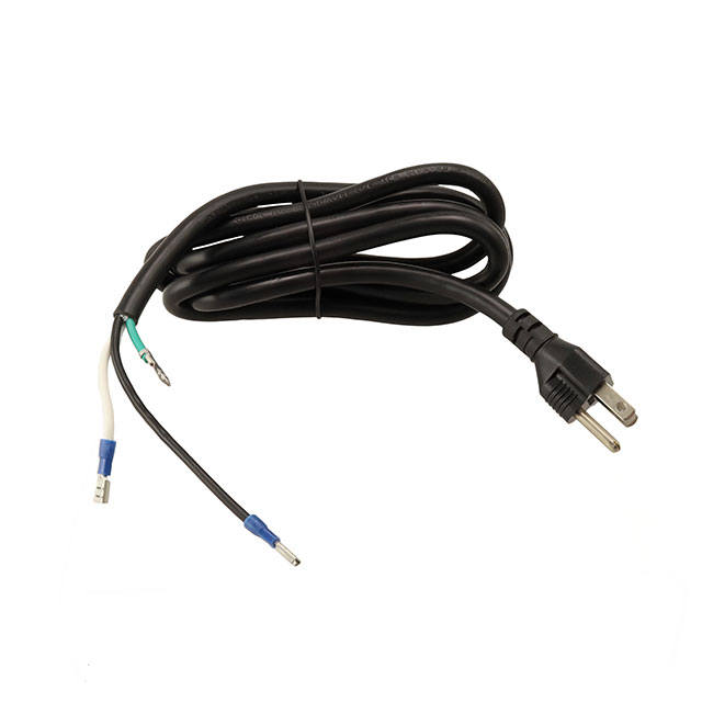 CORD 14AWG NEMA 5-15P-2 QC 6.56'