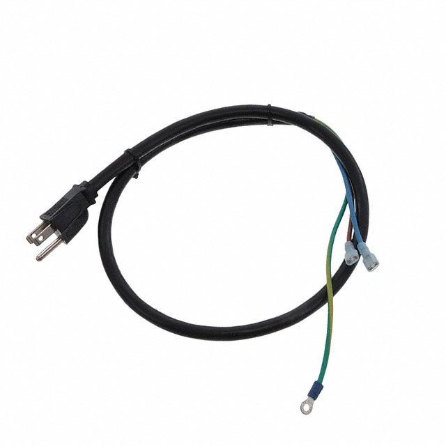 CORD 14AWG NEMA 5-15P-2 QC 3.17'