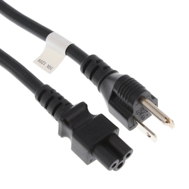 CORD 18AWG NEMA 5-15P-IEC 6.17'