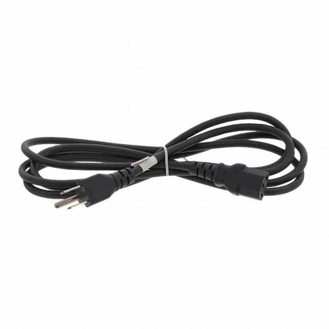 CORD 18AWG NEMA 5-15P-IEC 7.05'