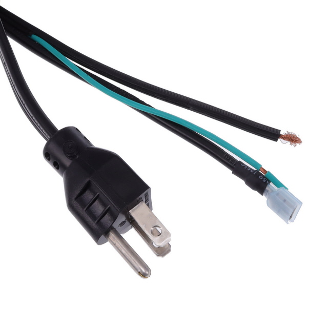 CORD 16AWG NEMA 5-15P-1 QC 6.67'