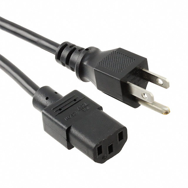 CORD 18AWG NEMA5-15P - IEC320 6'