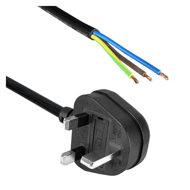 CORD BS1363A TO CBL 8.20' BLACK
