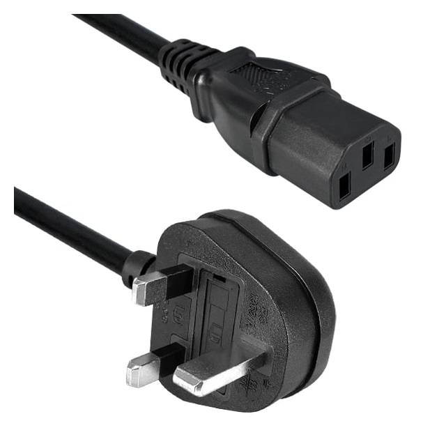 CORD BS1363A - IEC 320-C13 8.20'
