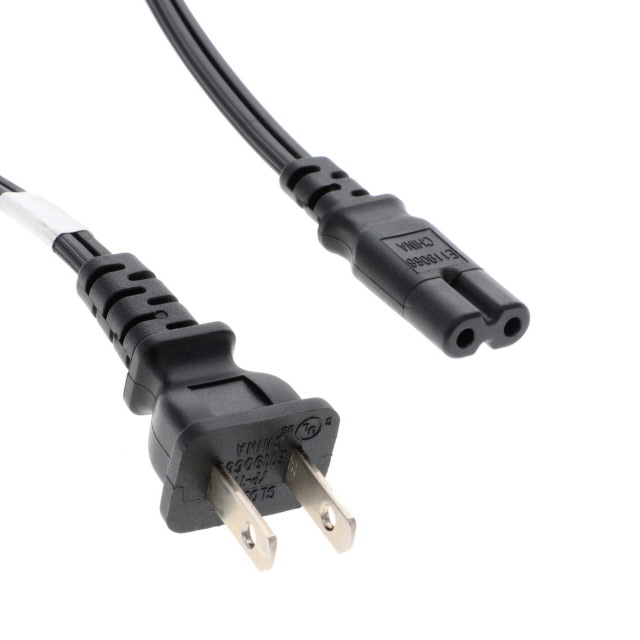 CORD 18AWG NEMA 1-15P-IEC 320 6'