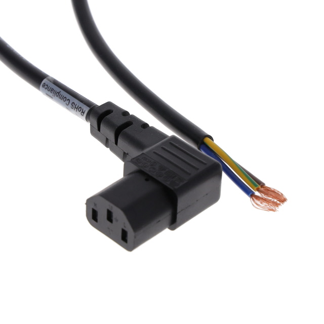 CORD IEC 320-C13 RA TO CBL 6.56'