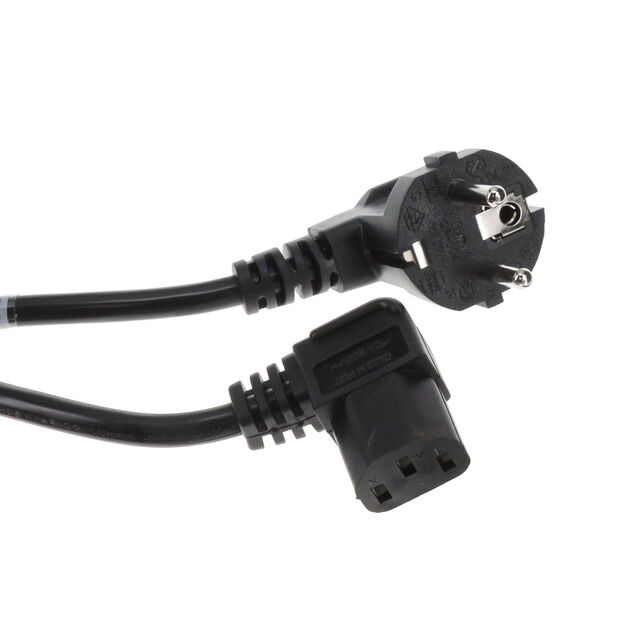 EU CORDSET C13 2.5M ANGLED