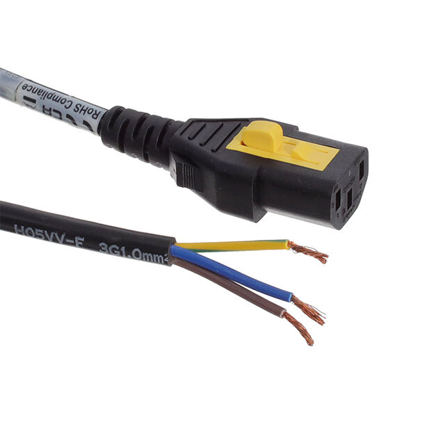 STRIPPED CORDSET 10A 3.0M, V-LOC