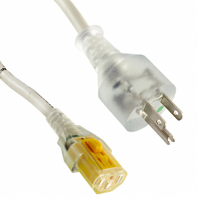 CORD 16AWG 5-15P TO C13 9.84'