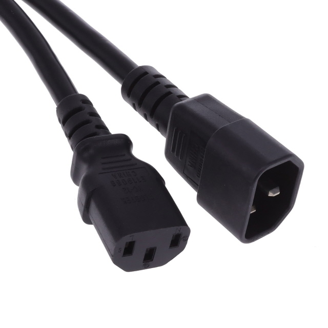 CORD 18AWG IEC320-C14-320 8.2'