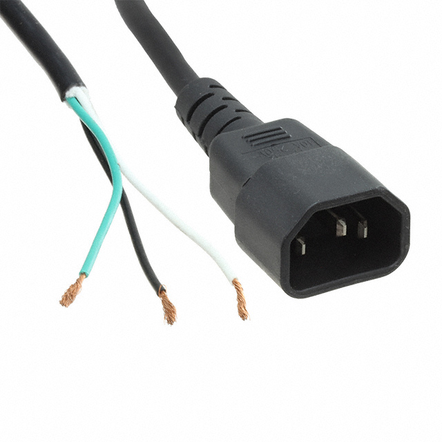 CORD 18AWG IEC 320/C14-CBL 2.03'