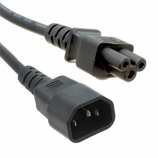 CORD 18AWG IEC 320-C14-IEC320 6'