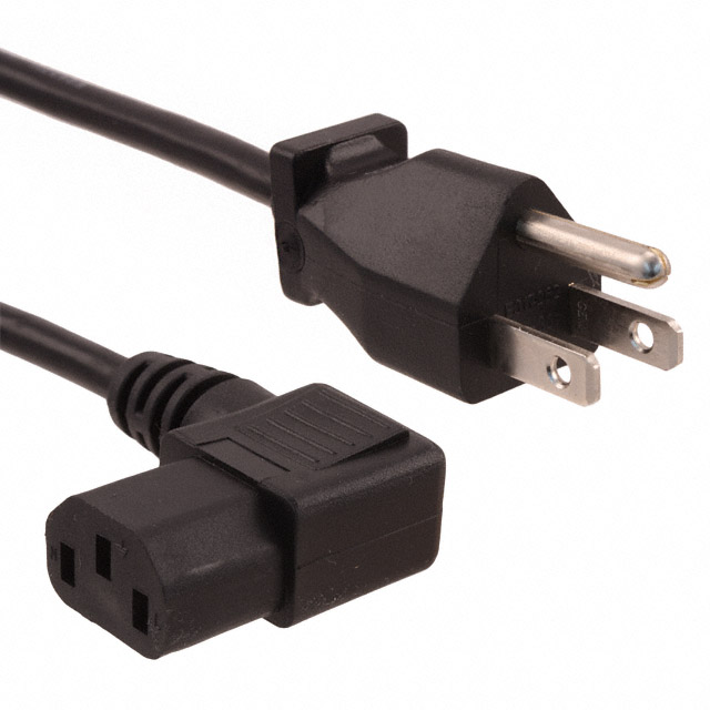 CORD 18AWG 5-15P TO C13 6.56'