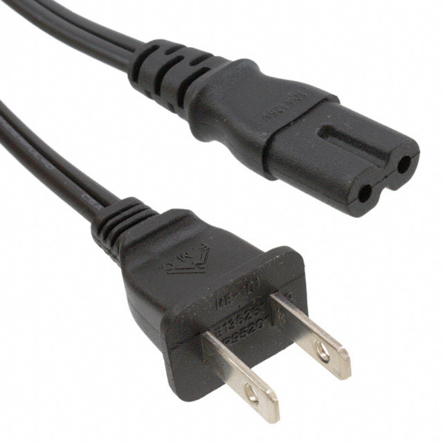 CORD 18AWG NEMA 1-15P - C7 6.56'