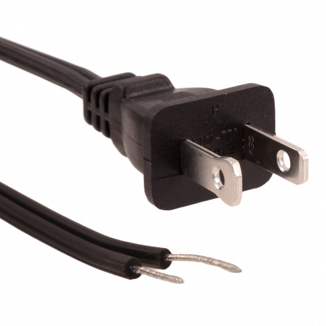 CORD 18AWG NEMA 1-15P TO CBL 8'