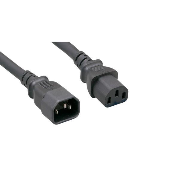 EXTEN PWR CORD C14/C13 18AWG 15'