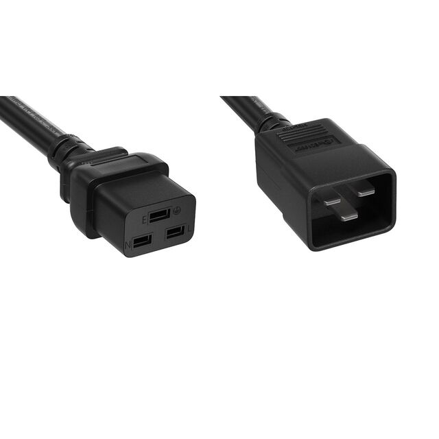 EXTEN PWR CORD C20/C19 12AWG 10'