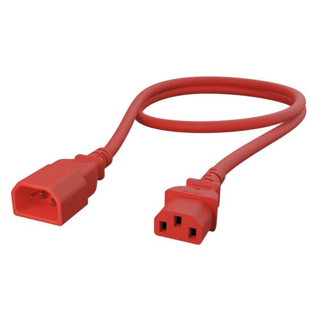 EXTEN PWR CORD C14/C13 14AWG 7'