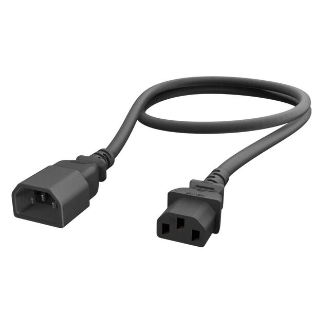 EXTEN PWR CORD C14/C13 14AWG 12'