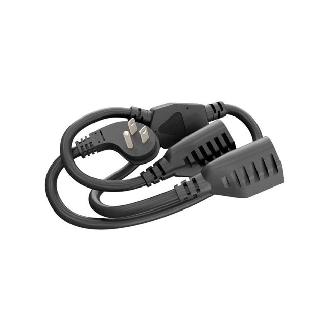 PWR Y-CBL LOW-FROF 5-15P/Rx2 14'