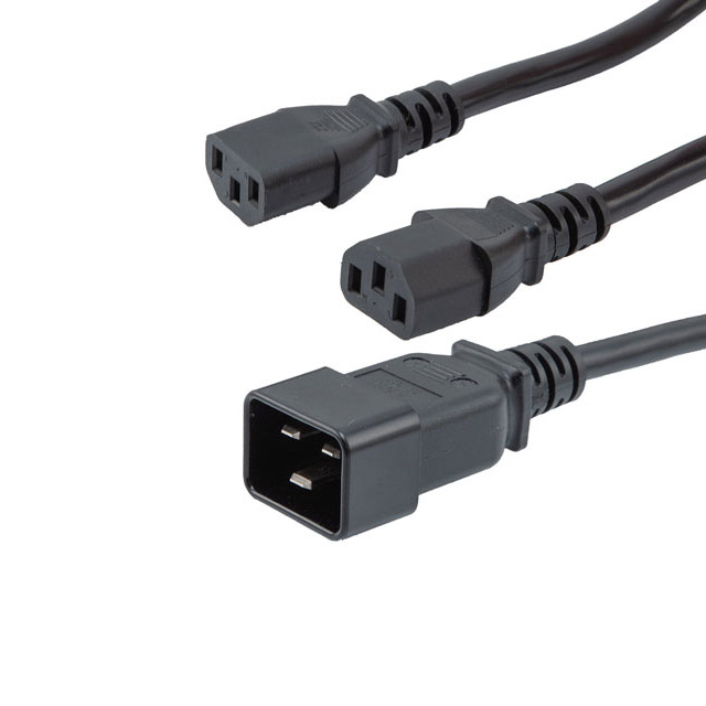 C20 - 2C13 SPLIT POWER CORD, 15A
