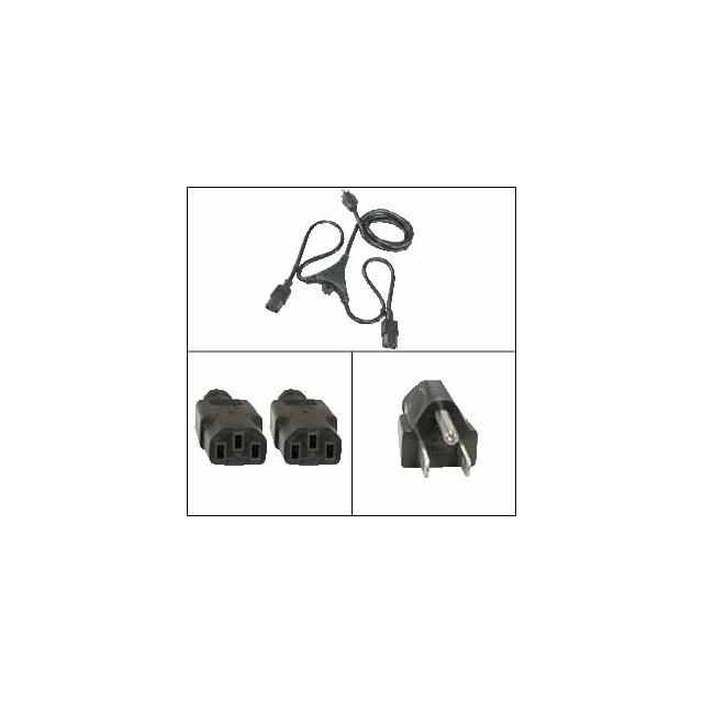 6Ft PC Y Power Cord 5-15P to C-1