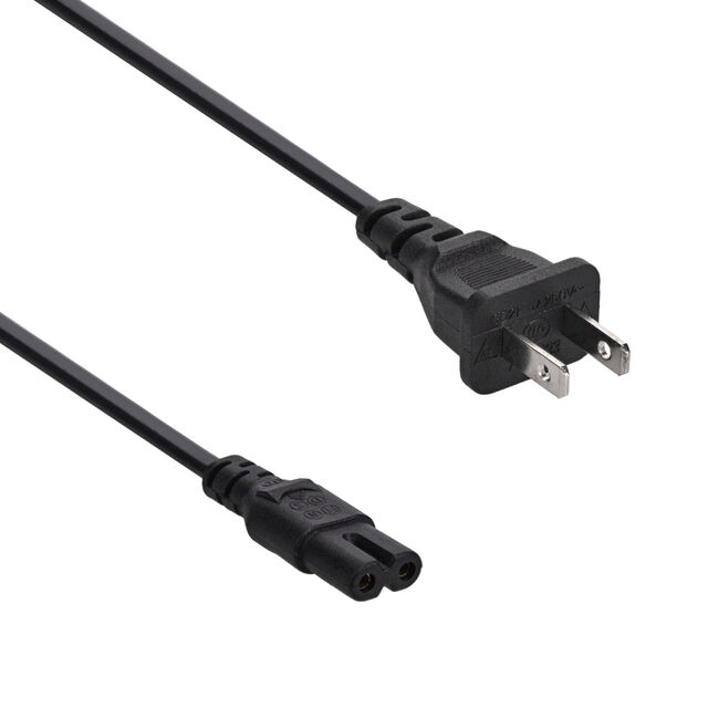 8Ft 2-Prong Figure-8 Power Cord