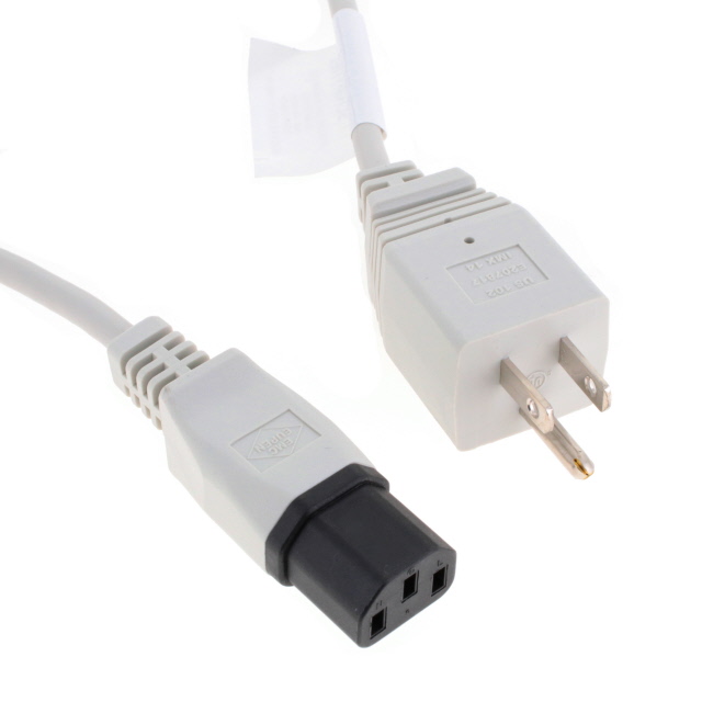 CORD 18AWG 5-15P TO C13 6.56'